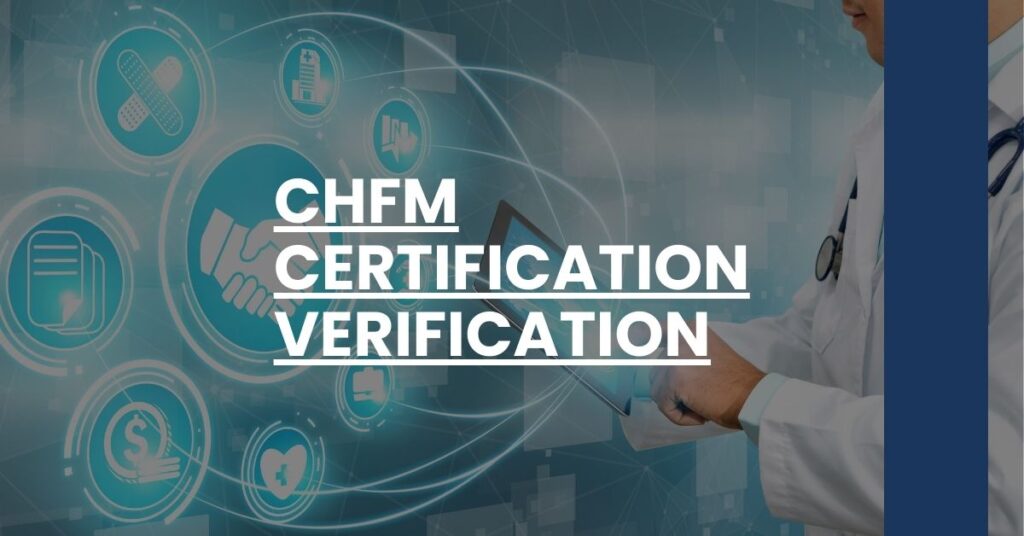 CHFM Certification Verification Feature Image